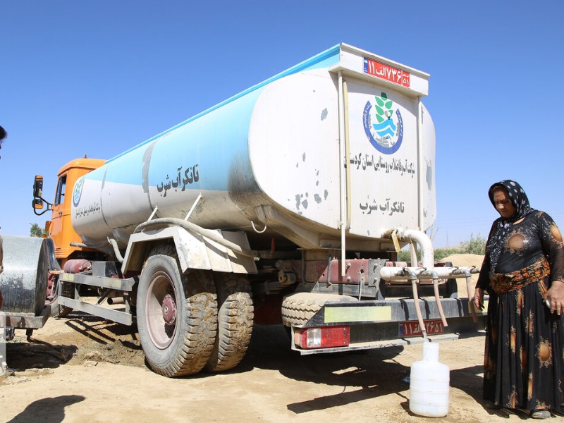 اضافه شدن یک دستگاه تانکر آب به ناوگان نقلیه شهرداری
