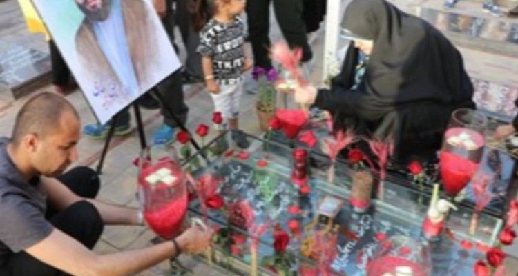 تحویل سال نو در جوار مزار شهید سپهبد حاج قاسم سلیمانی