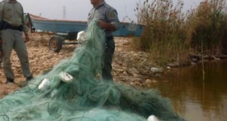 بیش از 1500 متر تور غیرمجاز ماهی‌گیری در سد سیمره کشف شد