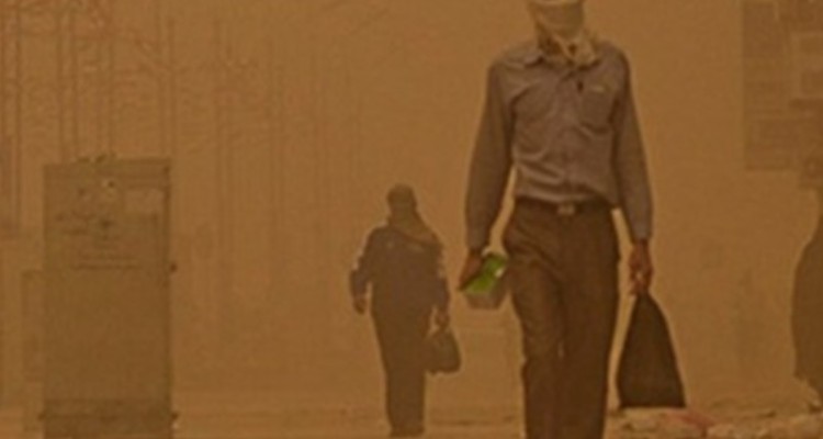 عصر امروز غلظت گرد و غبار در ایلام تشدید می‌شود
