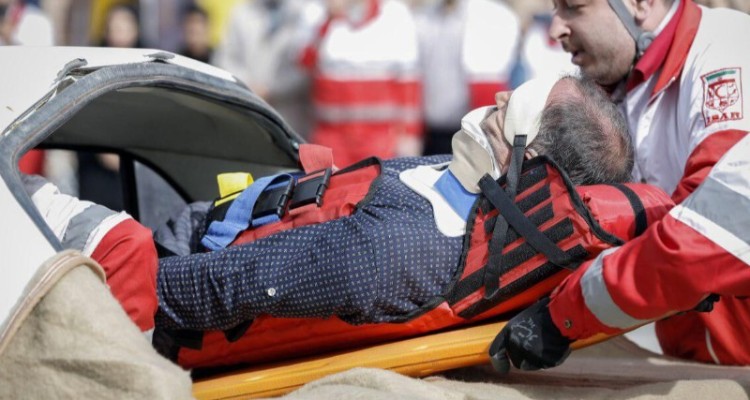 نجات مصدوم از ارتفاعات کان سیفی ملکشاهی