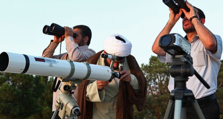 استقرار گروه های استهلال ماه در نقاط مختلف استان