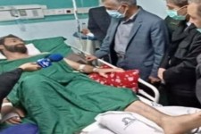 عیادت معاونین وزیر کشور از مجروحین حادثه گروگان گیری کشور