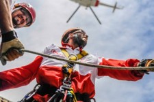 نجات شهروند گرفتار شده در ارتفاعات پشته کلم