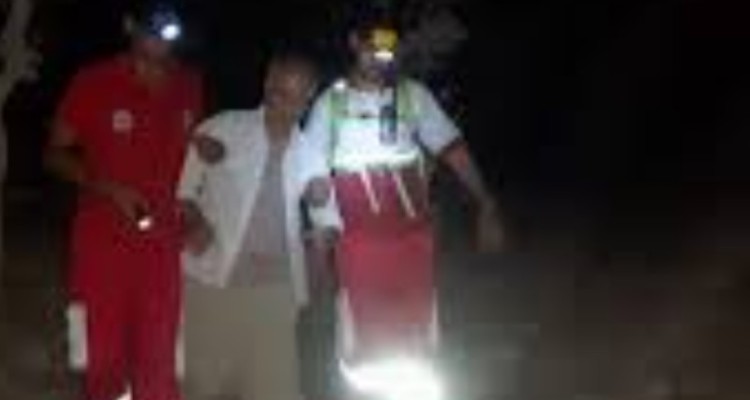 نجات پیرمرد مفقود شده پس از سه ساعت جستجو در کوه شلم