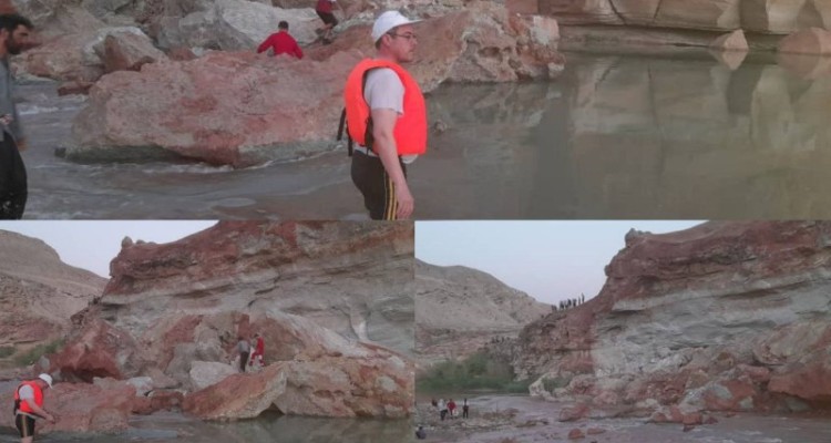 مفقود شدن جوان ۲۴ ساله در پی ریزش دیواره رودخانه سیمره