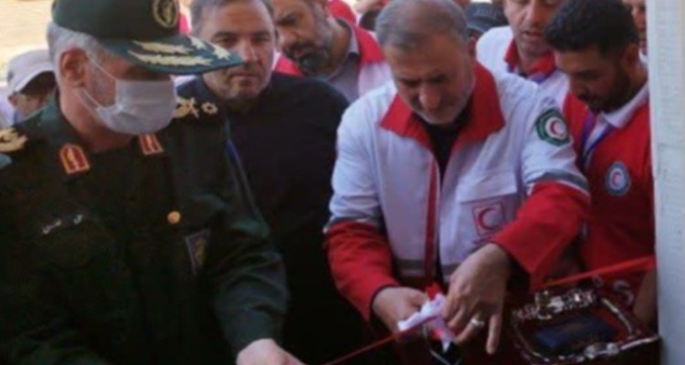 قرارگاه مرکزی امداد و نجات اربعین هلال احمر در مرز مهران افتتاح شد