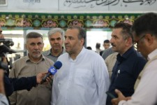 نصب 52 هزار متر مربع سایبان در مرز مهران