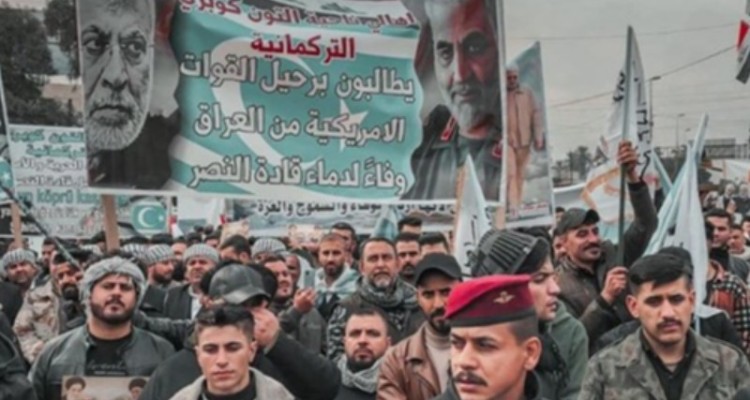 تجمع میلیونی در بغداد برای بزرگداشت سالگرد شهادت حاج قاسم و المهندس+عکس