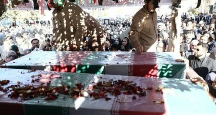 تشییع پیکر شهدای گمنام در ایلام