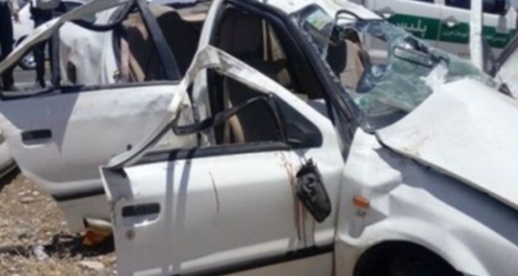 برخورد شدید دو خودروی سواری 7 مصدوم برجا گذاشت