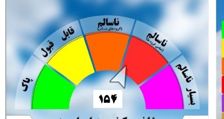 افزایش شاخص آلودگی هوا در آسمان ایلام