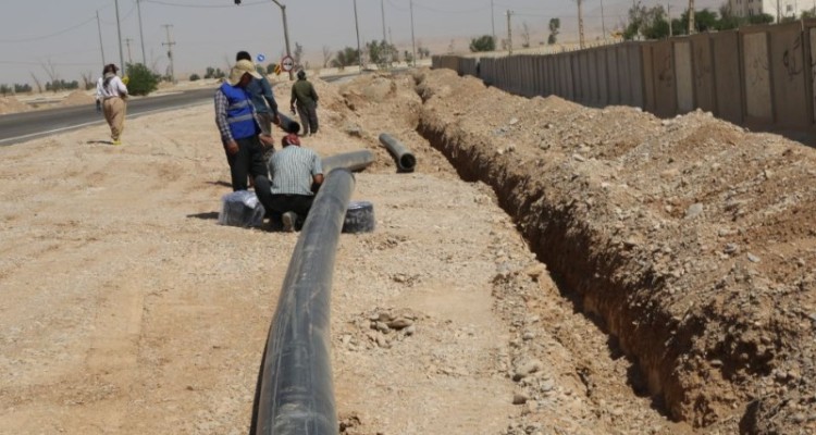 ۱۳۰ لیتر بر ثانیه آب پایدار برای زائران در مرز مهران تأمین خواهد شد