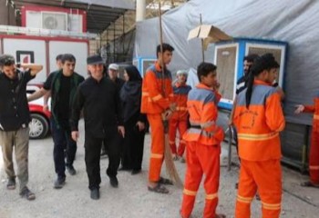 200 نیرو شهرداری های معین در مهران مستقر شدند