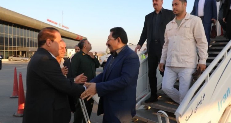 وزیر صمت وارد ایلام شد