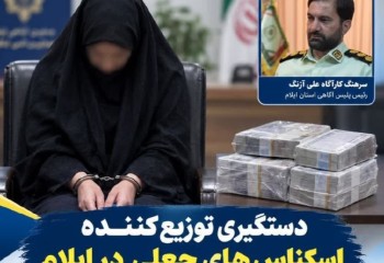 پای اسکناس‌های جعلی ۵ میلیون ریالی به بازار ایلام باز شد؛ دستگیری یک زن توزیع‌کننده