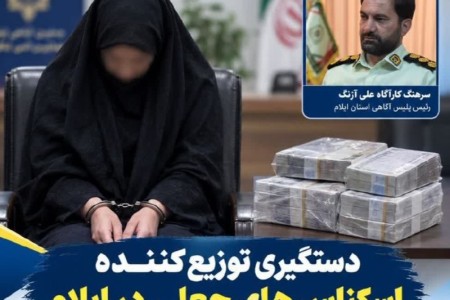 پای اسکناس‌های جعلی ۵ میلیون ریالی به بازار ایلام باز شد؛ دستگیری یک زن توزیع‌کننده