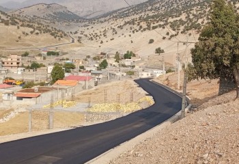 آسفالت ۴ هزار مترمربع از معابر روستای چشمه‌پهن ملکشاهی