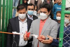 افتتاح زمین چمن مصنوعی بخش کلات مورموری