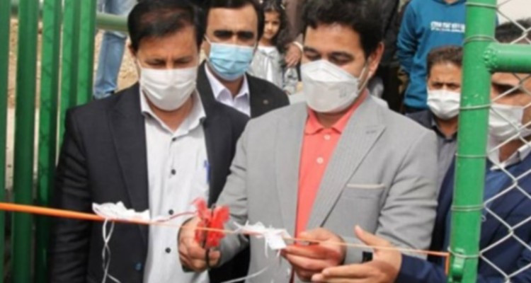 افتتاح زمین چمن مصنوعی بخش کلات مورموری