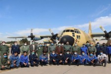 یک فروند هواپیمای ترابری سی ۱۳۰ در پایگاه هوایی شیراز بازآماد شد