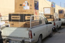 اهدا ۲۲۰ سری جهیزیه به نوعروسان ایلامی