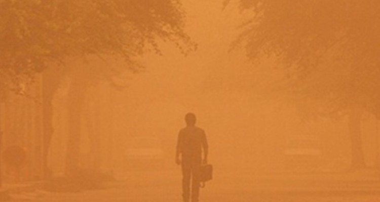 غلظت گرد و غبار در ایلام 10 برابر حد مجاز است