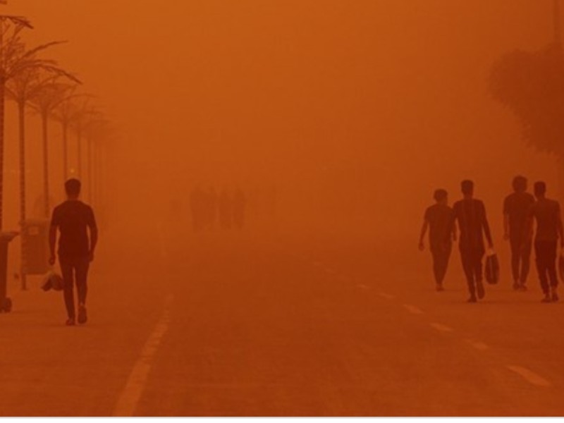 غلظت آلودگی در شهرستان مهران به ۵۷ برابر حد مجاز رسید