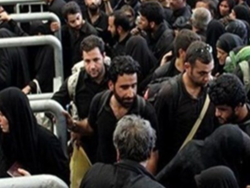 تردد 8 میلیون نفری زائران از مرز مهران