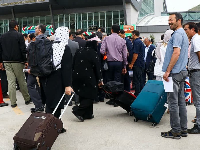 تردد 250 هزار نفر از مرز مهران تردد 250 هزار نفر از مرز مهران