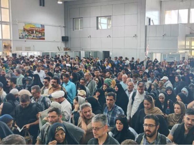 20 هزار زائر از مرز مهران تردد کردند