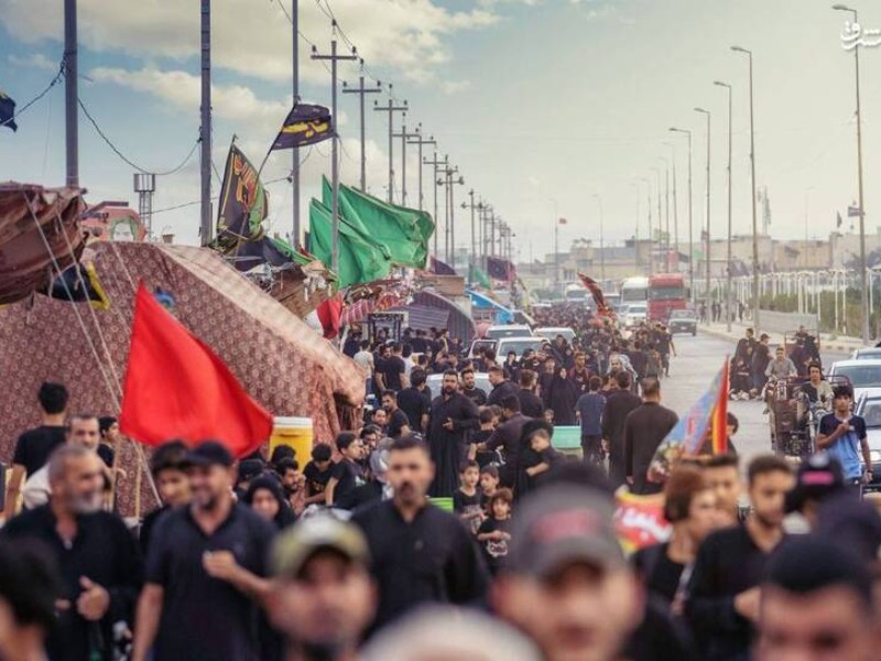 فیلم/ ما تشنه عشقیم و شنیدیم که گفتند رفع عطش عشق فقط نام " حسین" است