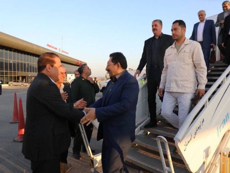 وزیر صمت وارد ایلام شد